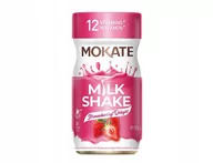 Kakao i czekolada - MILKSHAKE o smaku truskawkowym Mokate 500g - miniaturka - grafika 1