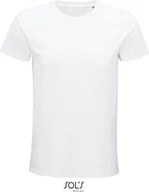 Koszule męskie - SOLs 03565 Koszula męska, Pioneer Men T-Shirt, Jersey 175 - Kolor: Biały - Rozmiar: S - miniaturka - grafika 1