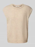 Kamizelki damskie - Bezrękawnik o kroju relaxed fit z mieszanki wełny model ‘LULU’ - miniaturka - grafika 1