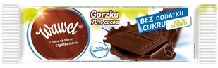 Wawel Czekolada Gorzka 70% Kakao bez dodatku cukru 30g - - Czekolada - miniaturka - grafika 1