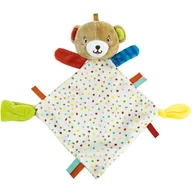 Gryzaki dla dzieci - Clementoni Baby Lovely Bear Comforter pluszowa zabawka 1 szt. - miniaturka - grafika 1