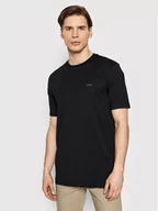 Koszulki męskie - Hugo Boss T-Shirt Thompson 01 50468347 Czarny Regular Fit - miniaturka - grafika 1