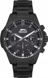 Zegarek Zegarek męski SLAZENGER SL.09.6526.2.01 czarny fashion na prezent - Zegarki męskie - miniaturka - grafika 1