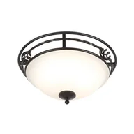 Lampy sufitowe - Elstead Lighting Pembroke Flush A Black PB/F/A BLACK Elstead Plafon stylowa PB/F/A BLACK ) - miniaturka - grafika 1