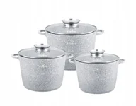 Zestawy garnków i patelni - Zestaw garnków aluminiowych 6 el. KlönBerg KB-3941 - miniaturka - grafika 1