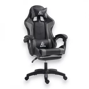 Fotel gamingowy obrotowy z podnóżkiem EC GAMING masażer KO24SZ - Fotele gamingowe - miniaturka - grafika 1