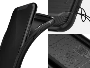 Ringke Etui Ringke Onyx iPhone XS Max 6.5 Czarne RGK747BLK - Etui i futerały do telefonów - miniaturka - grafika 4