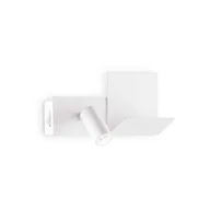 Lampy ścienne - Kinkiet ścienny z półką KOMODO-1 AP BIANCO 291789 - Ideal Lux - miniaturka - grafika 1