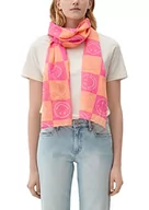 Apaszki i szaliki damskie - s.Oliver Chusta damska, Wielokolorowy | różowy 44d5, jeden rozmiar - miniaturka - grafika 1