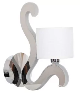 Candellux Kinkiet LAMPA ścienna AMBROSIA 21-33864 metalowa OPRAWA abażurowa chro - Lampy ścienne - miniaturka - grafika 1