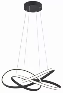 Elarya - lampa wisząca LED czarny mat z pilotem i ściemniaczem 343401-30 - Lampy sufitowe - miniaturka - grafika 1