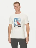 Koszulki męskie - Tommy Hilfiger T-Shirt Color Photo Print MW0MW38615 Beżowy Regular Fit - miniaturka - grafika 1