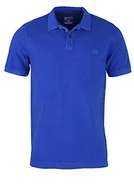 Koszulki męskie - camel active męska koszulka polo, niebieski (Strong Blue), M - miniaturka - grafika 1