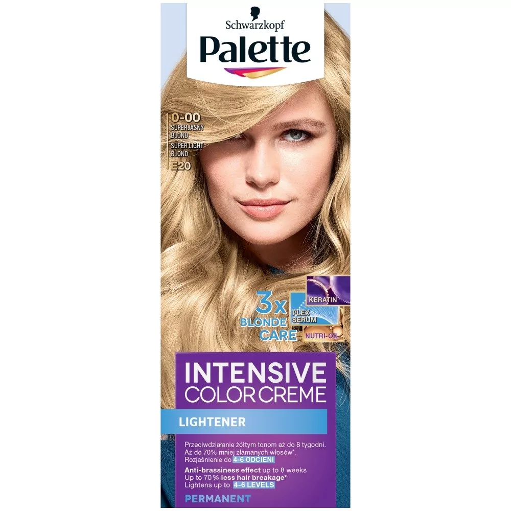 Schwarzkopf Palette Intensive Color Creme E20 Superjasny blond