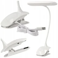 Lampy stojące - Lampka na biurko LED 5W barwa neutralna Z KLIPSEM - miniaturka - grafika 1