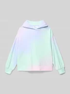 Bluzy dla dziewczynek - Bluza z kapturem o kroju regular fit z mieszanki bawełny - miniaturka - grafika 1