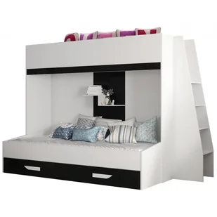 Łóżko piętrowe z drabinką PARTY 17 - Łóżka dla dzieci i młodzieży - miniaturka - grafika 1