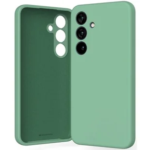 Etui MERCURY Silicone do Samsung Galaxy S25 Zielony - Etui i futerały do telefonów - miniaturka - grafika 1