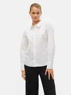 Koszule damskie - Vero Moda Koszula Anna 10318701 Biały Slim Fit - miniaturka - grafika 1