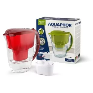 Aquaphor Jasper 2.8 l Czerwony - Dzbanki filtrujące - miniaturka - grafika 1