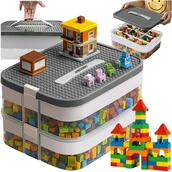 Pojemniki na zabawki - Pudełko na klocki- 2 poziomy Kruzzel 25756 - miniaturka - grafika 1