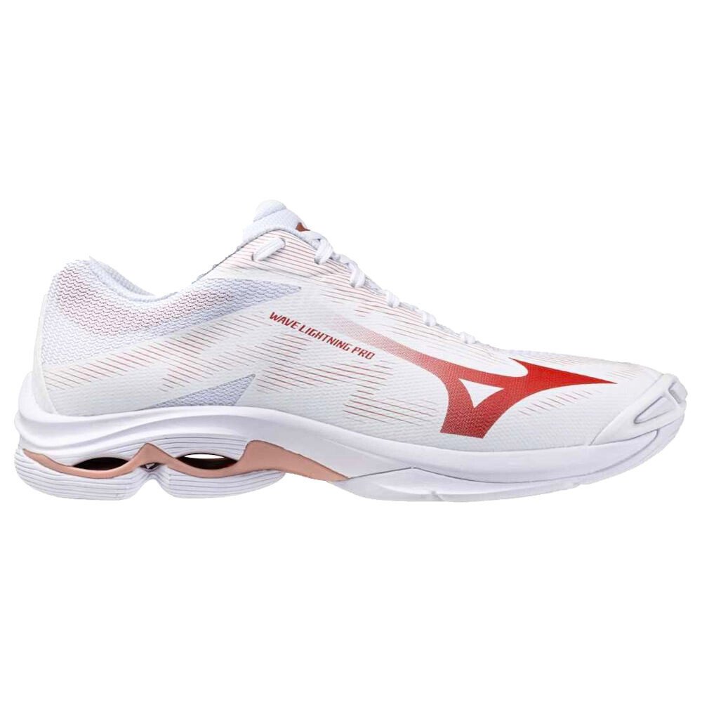 Damskie buty gimnastyczne Mizuno Wave Lightning Pro W White/Rose Elegance/Lava Falls EUR 41