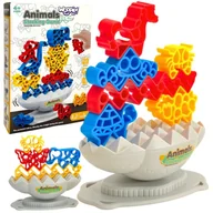 Zabawki interaktywne dla dzieci - WOOPIE GRA ZRĘCZNOŚCIOWA "BALANSUJĄCE ZWIERZAKI" WIEŻA ZWIERZĄTEK - miniaturka - grafika 1