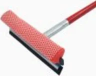 Ściereczki, gąbki, czyściki - Merida MYJKA DO SZYB ZE ŚCIĄGACZKĄ PLASTIKOWA 20cm Z KIJEM 70cm MERIDA 1szt. - miniaturka - grafika 1