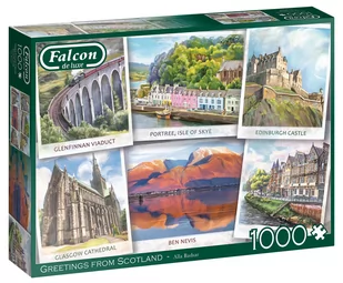 Jumbo Puzzle 1000 Falcon Pozdrowienia ze Szkocji G3 - Puzzle - miniaturka - grafika 1