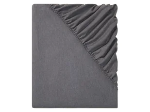LIVARNO home Prześcieradło z gumką z flaneli, 90-100 x 200 cm (Ciemnoszary) - Prześcieradła - miniaturka - grafika 1