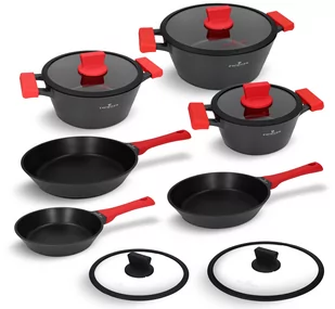 Zestaw garnków i patelni z pokrywkami 11 el. Obsidian Zwieger - Zestawy garnków i patelni - miniaturka - grafika 1