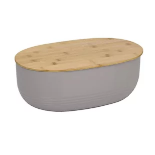 Kela chlebak NAMUR plastik/drewno szary - Chlebaki - miniaturka - grafika 2