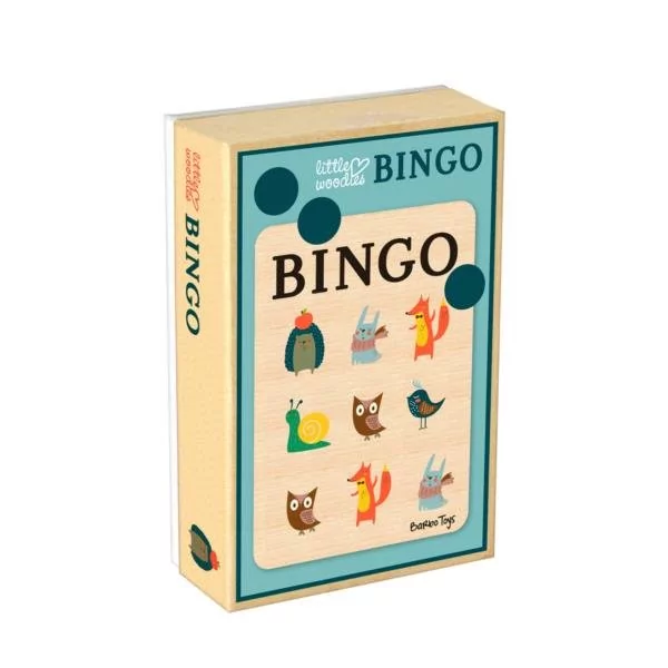 Barbo Toys Bingo Gra Planszowa dla Dzieci Little Woodies 451834