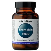 Suplementy naturalne - Viridian Bromelain (30 kaps) 5060003594758 - miniaturka - grafika 1