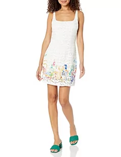 Desigual Sukienka damska, biały, S - Sukienki - miniaturka - grafika 1