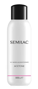 Semilac aceton kosmetyczny 500ml - Zmywacze i cleanery do paznokci - miniaturka - grafika 1