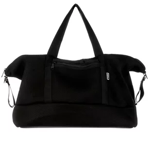 Elegancka torba sportowa czarna 60x35 torba weekendowa - Torby sportowe - miniaturka - grafika 1
