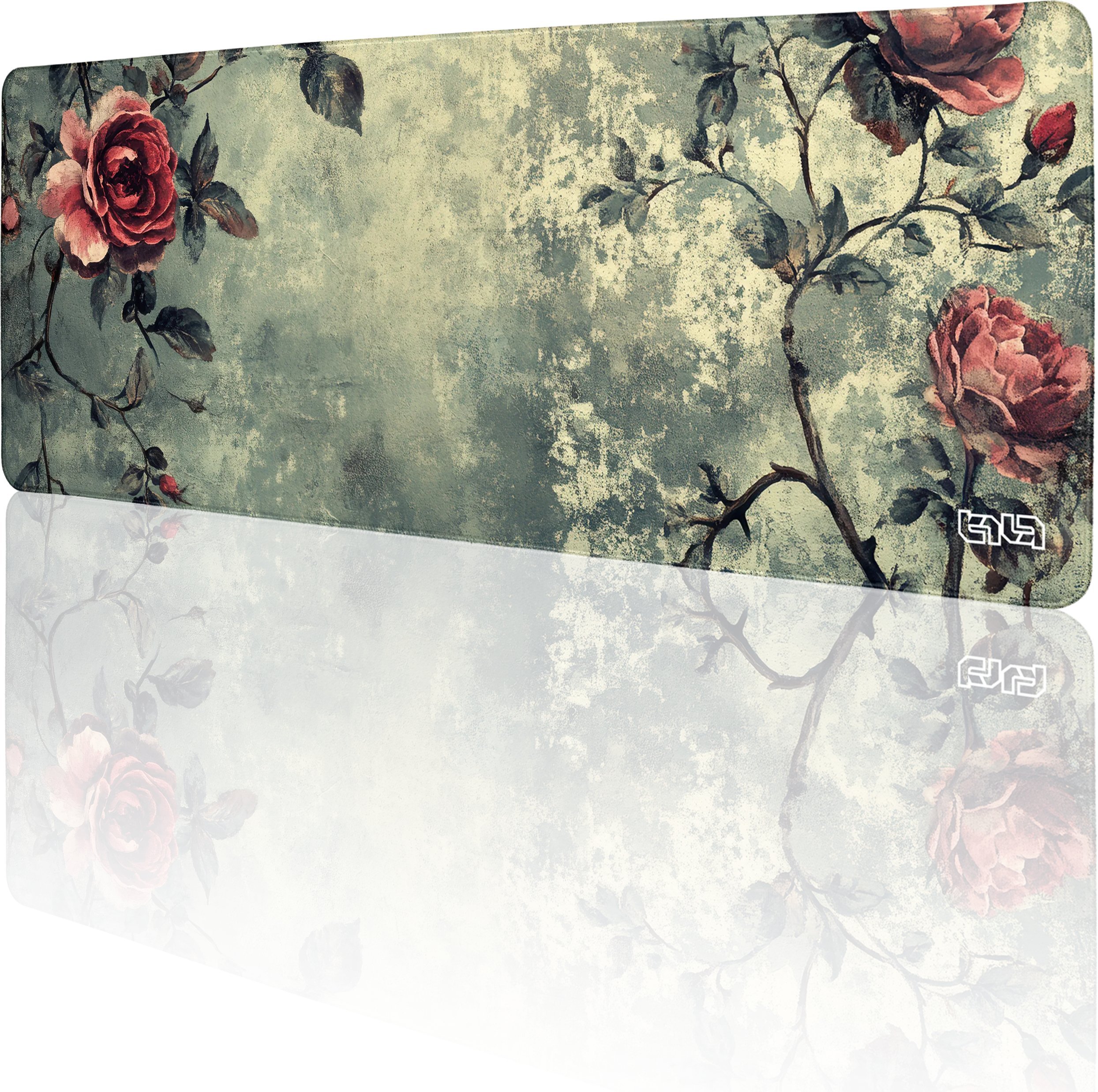 PODKŁADKA POD MYSZKĘ XXL Vintage Rose 80x30 TILT XL Duża Prezent Na biurko