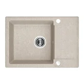 Zlewozmywaki - Kuchinox Zlewozmywak granitowy beżowy CELEBES SBL 413T - miniaturka - grafika 1