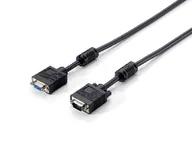 Kable komputerowe i do monitorów - Equip Kabel do monitora, przedłużacz SVGA D-sub15 m/15f, ferryt 20m, black (118806) - miniaturka - grafika 1