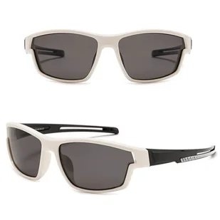 Dziecięce 5-9 lat gumowe okulary przeciwsłoneczne polaryzacyjne POL-JR-62E biały/czarny - Okulary przeciwsłoneczne Dziecięce 5-9 lat gumowe okulary przeciwsłoneczne polaryzacyjne POL-JR-62E biały/czarny - Okulary przeciwsłoneczne - miniaturka - grafika 1