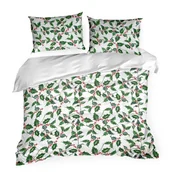 Pościel - Komplet pościeli z mikrowłókna, Tori, świąteczny, 160X200 70X80/X2, Eurofirany - miniaturka - grafika 1