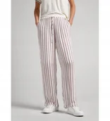 Spodnie damskie - Pepe Jeans Spodnie Damskie Proste z Wysokim Stanem S Jmk - miniaturka - grafika 1