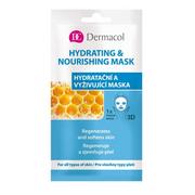 Maseczki do twarzy - Dermacol 3D Hydrating And Nourishing Mask nawilżająco-odżywcza maseczka do twarzy w płachcie 15ml - miniaturka - grafika 1