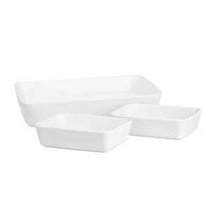 Altom MARIAPAULA ZESTAW 3 NACZYŃ PORCELANOWYCH DO ZAPIEKANIA I SERWOWANIA 5902689882357 - Naczynia żaroodporne - miniaturka - grafika 1