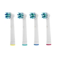 Końcówki do szczoteczek elektrycznych - DENIX DENIX Końcówka szczoteczki DENIX Cross Action 4 sztuki) EB-50A EB-50A - miniaturka - grafika 1