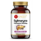 Suplementy naturalne - YANGO Yango Sylimaryna Ostropest plamisty 90 k  Wątroba YA1104 - miniaturka - grafika 1