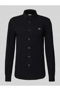 Koszula casualowa o kroju slim fit z fakturą - Lacoste - Koszule męskie - miniaturka - grafika 1
