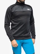 Bluzy sportowe damskie - Bluza z zamkiem The North Face Reaxion 1/4 Zip Fleece - black/grey - miniaturka - grafika 1
