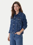Kurtki damskie - Karl Lagerfeld Jeans Kurtka jeansowa A1W14002 Niebieski Regular Fit - miniaturka - grafika 1